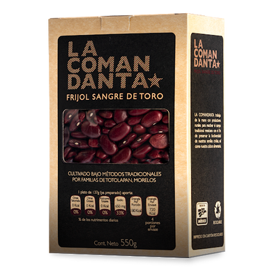 Frijol sangre de toro La comandanta 550 g